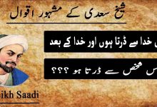 Photo of Sheikh Saadi Story: 100, 150, 200, and 250 Words for Students